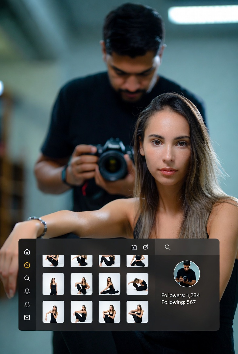 دور منصة بصمة في تنظيم العلاقة بين المودل والمصور